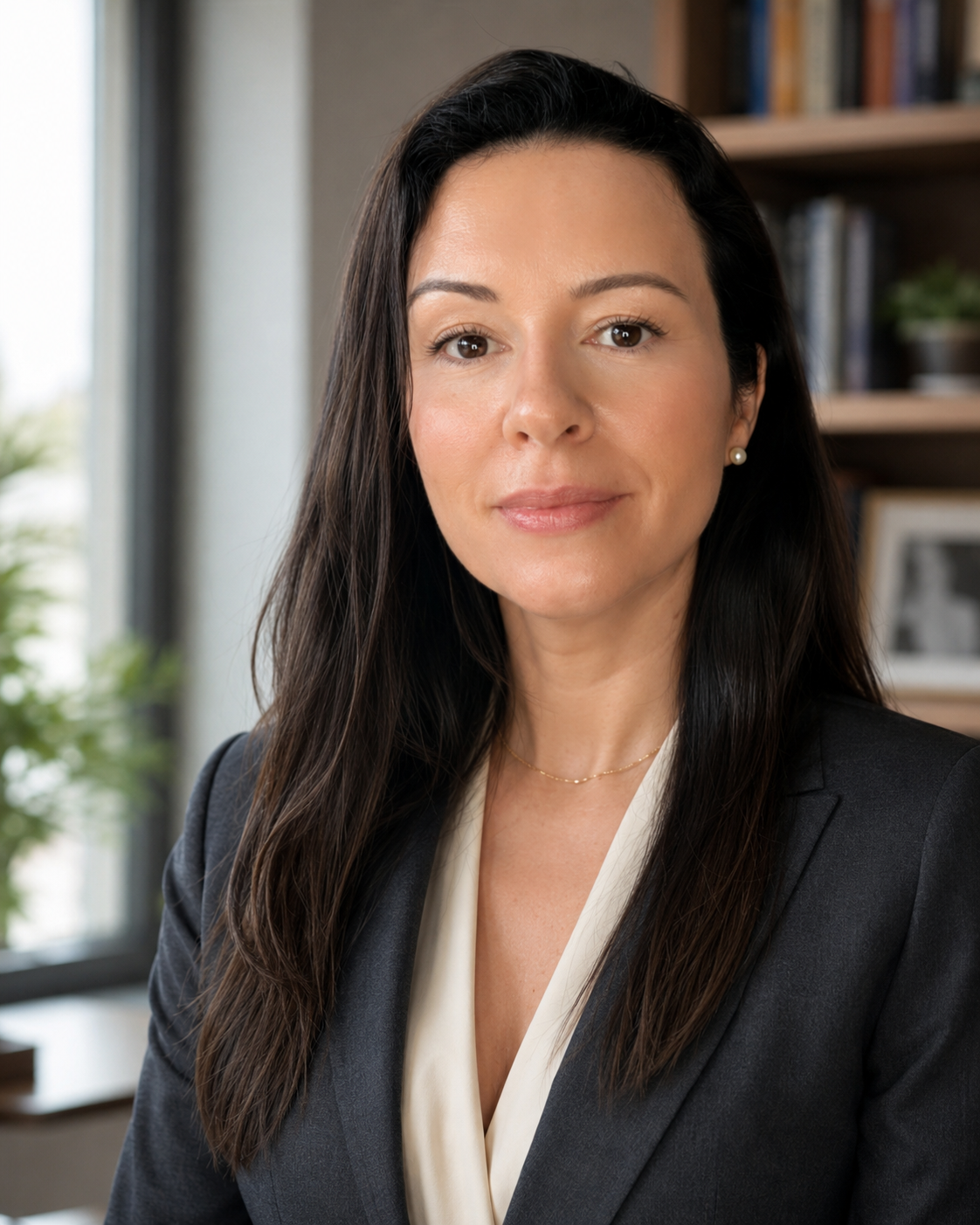 Dra. Elisiane Becker no escritório